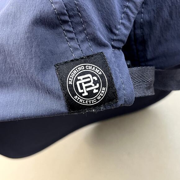 Reigning Champ Hat Cap 5 Panel Navy Blue Blank Sportswear Lightweight Adjustable - Picture 5 of 7